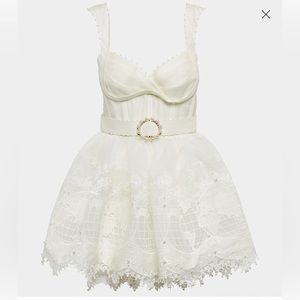 NWT Zimmermann High Tide embroidered mini dress (size 0)